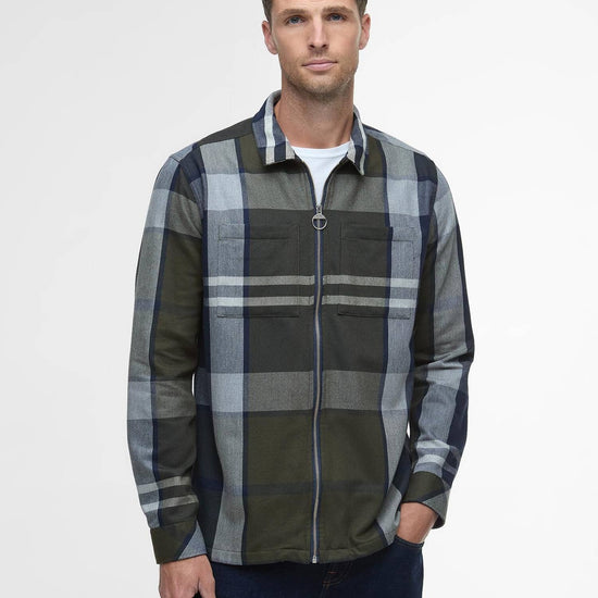 Young Ideas/Henmores - Lannich Tailored Tartan Overshirt - Fernwood Tartan - M
