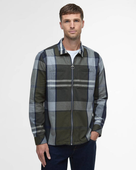 Young Ideas/Henmores - Lannich Tailored Tartan Overshirt - Fernwood Tartan - M