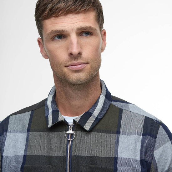 Young Ideas/Henmores - Lannich Tailored Tartan Overshirt - Fernwood Tartan - M