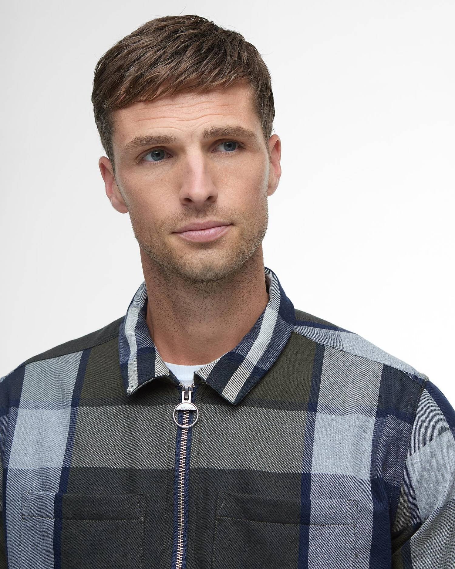 Young Ideas/Henmores - Lannich Tailored Tartan Overshirt - Fernwood Tartan - M