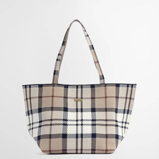 Young Ideas & Henmores -Layla Tartan Large Tote Bag -BE71 Rosewood Tartan -OS