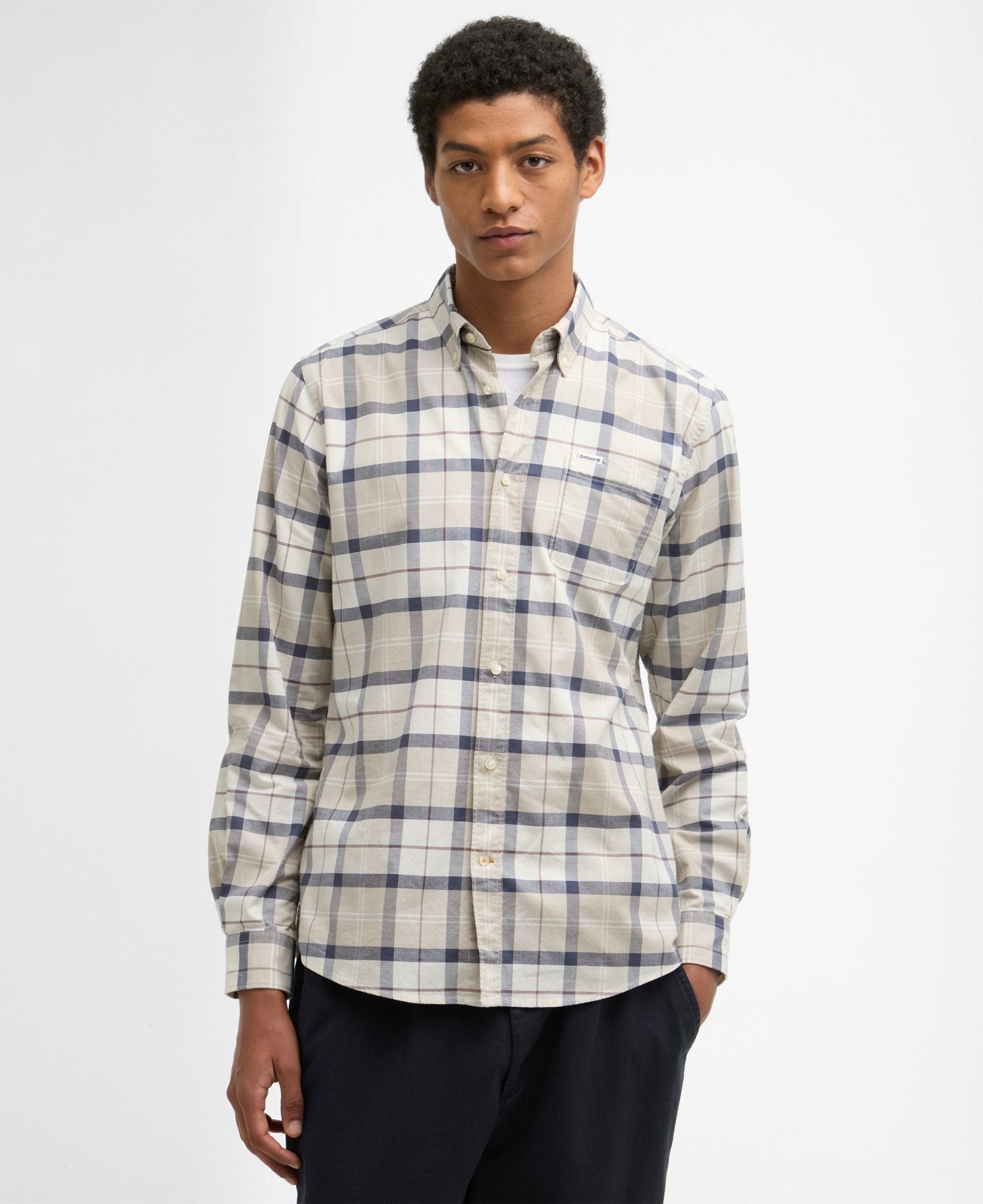 Young Ideas & Henmores - Lewis Tailored Shirt - TN41 Oban Mist Tartan - M