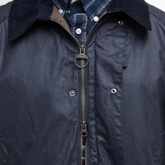 Young Ideas/Henmores - Lightweight Ashby Wax Jacket - NY51 Royal Navy - M