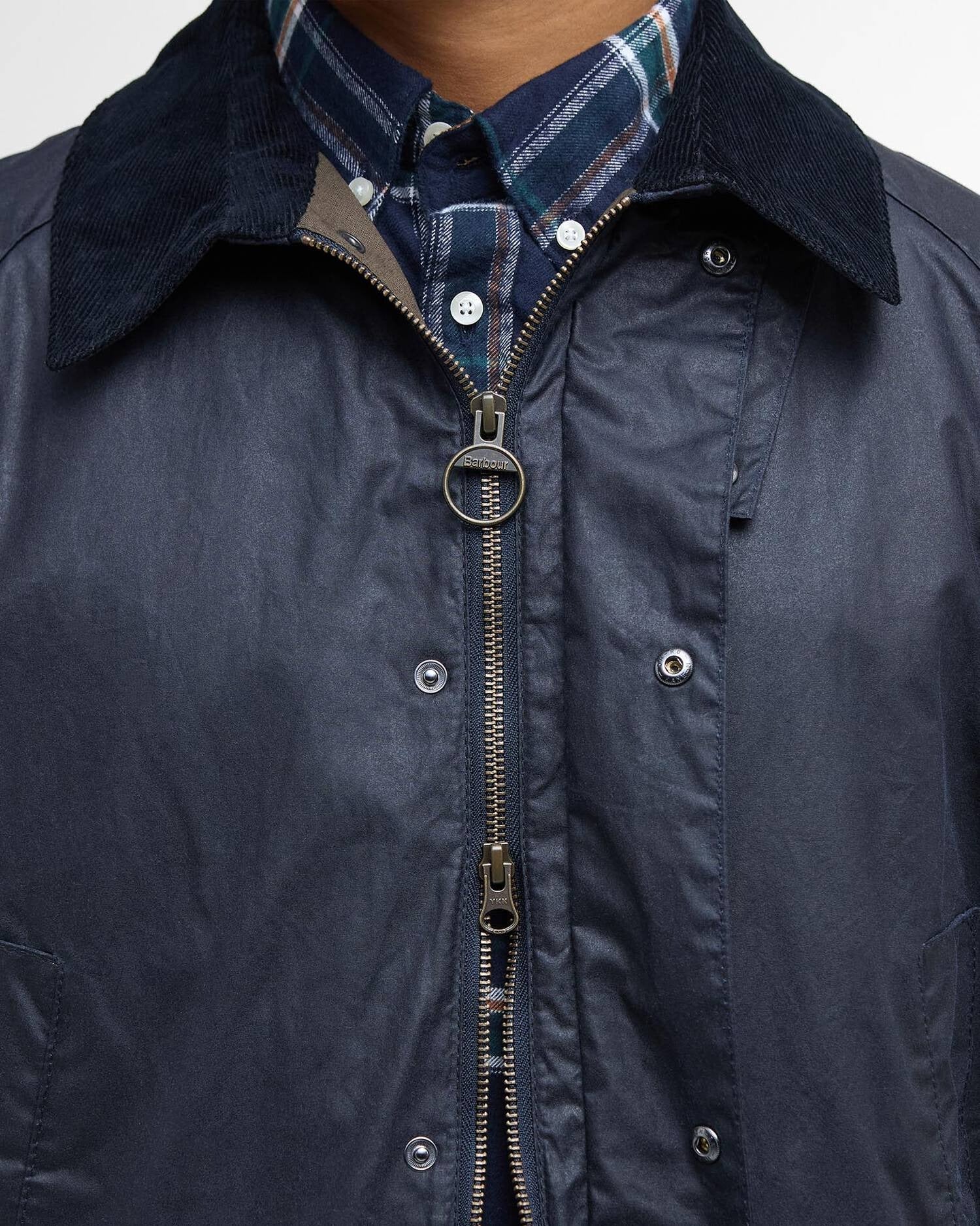 Young Ideas/Henmores - Lightweight Ashby Wax Jacket - NY51 Royal Navy - M