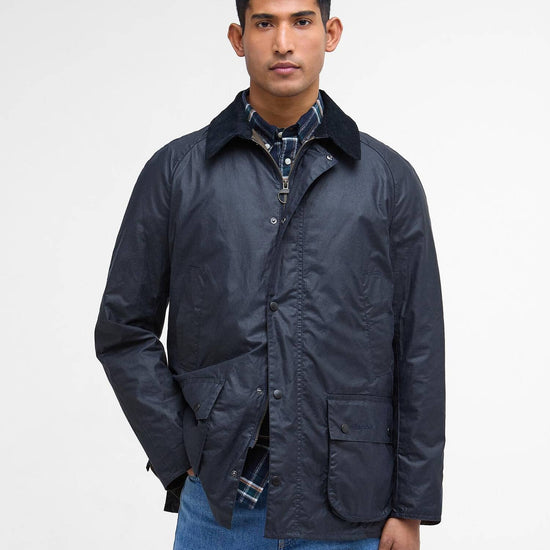 Young Ideas/Henmores - Lightweight Ashby Wax Jacket - NY51 Royal Navy - M