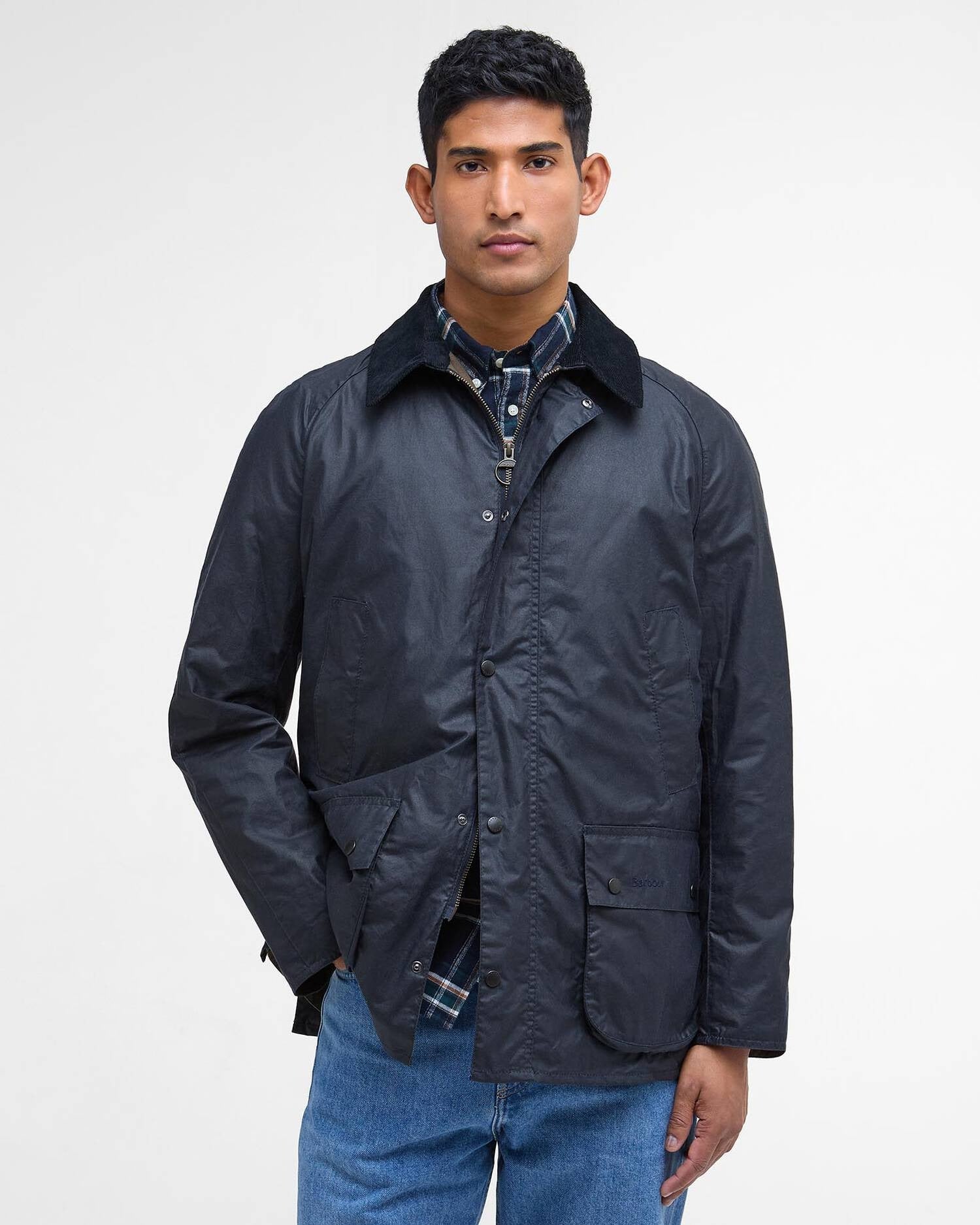 Young Ideas/Henmores - Lightweight Ashby Wax Jacket - NY51 Royal Navy - M