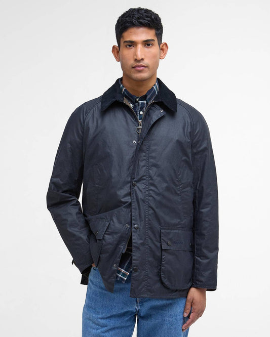 Young Ideas/Henmores - Lightweight Ashby Wax Jacket - NY51 Royal Navy - M
