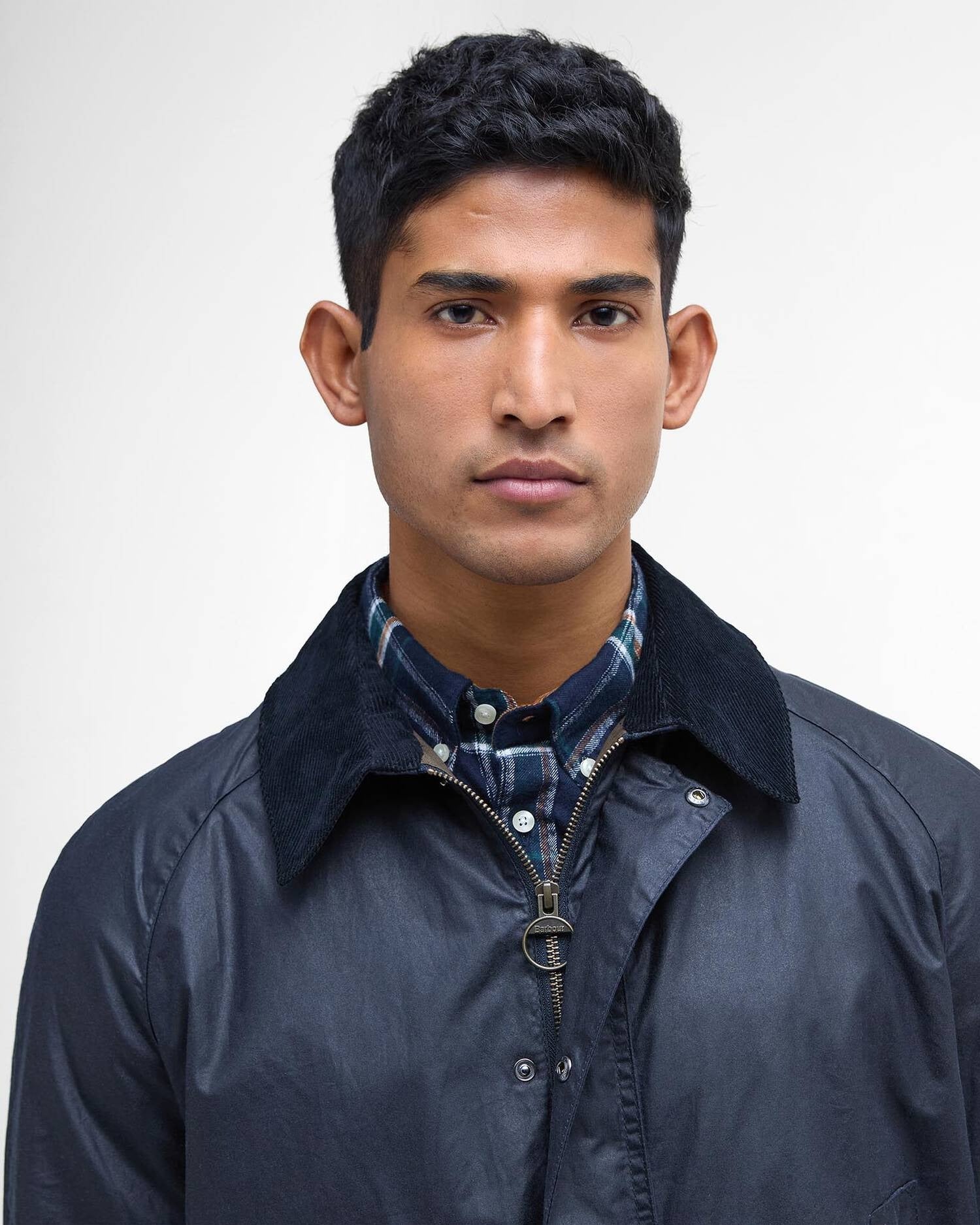 Young Ideas/Henmores - Lightweight Ashby Wax Jacket - NY51 Royal Navy - M