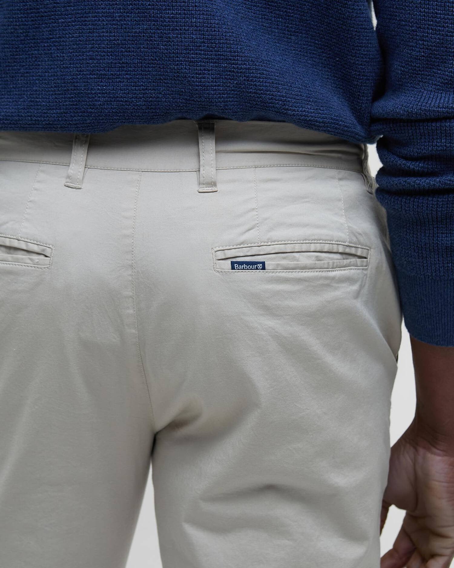 Young Ideas/Henmores - Lightweight Stretch Tailored Chino - GY18 Mist - 30RG