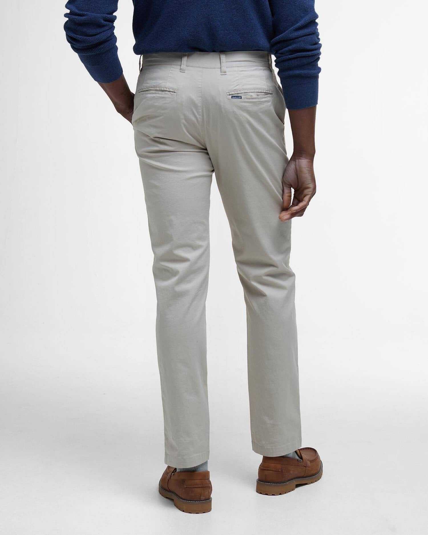 Young Ideas/Henmores - Lightweight Stretch Tailored Chino - GY18 Mist - 30RG