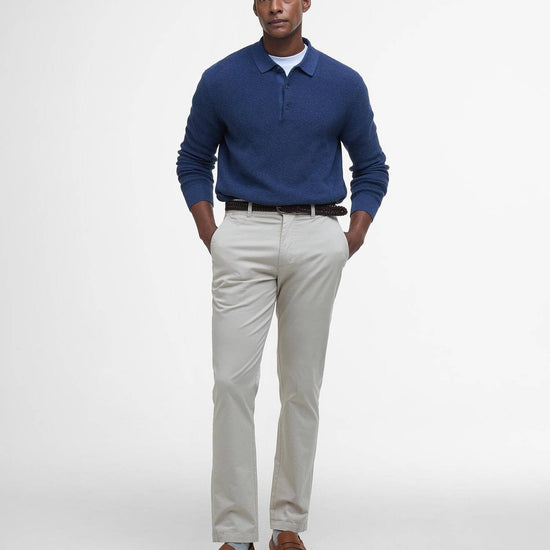 Young Ideas/Henmores - Lightweight Stretch Tailored Chino - GY18 Mist - 30RG