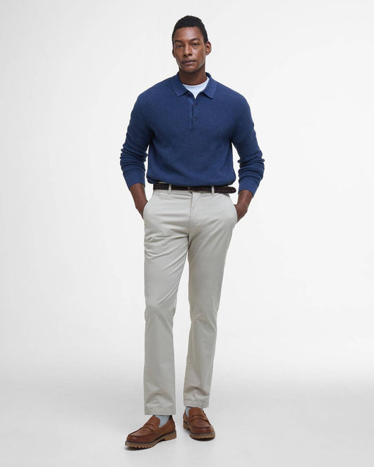 Young Ideas/Henmores - Lightweight Stretch Tailored Chino - GY18 Mist - 30RG