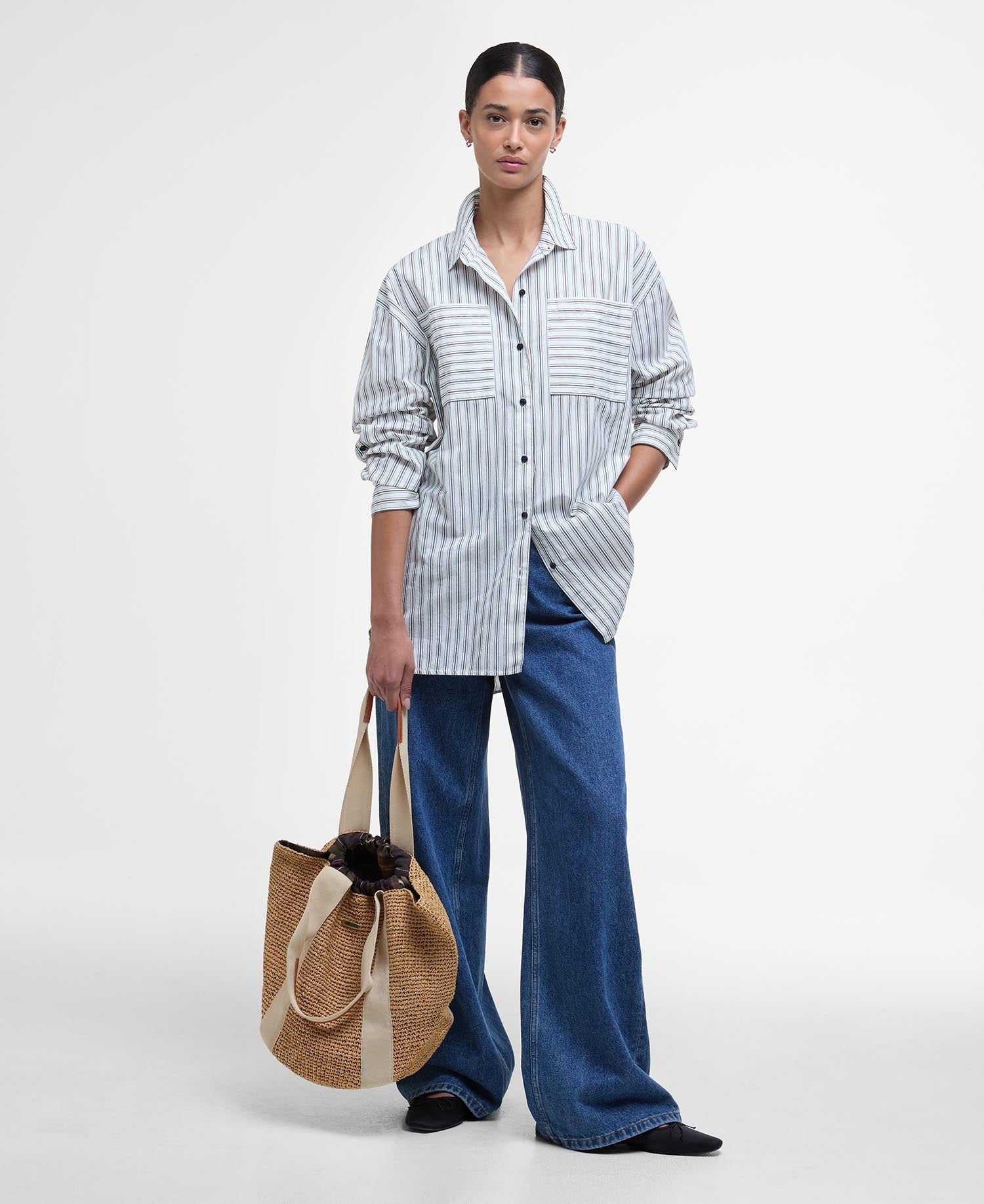Young Ideas & Henmores -Lily Beach Tote Bag -BE11 Natural -OS