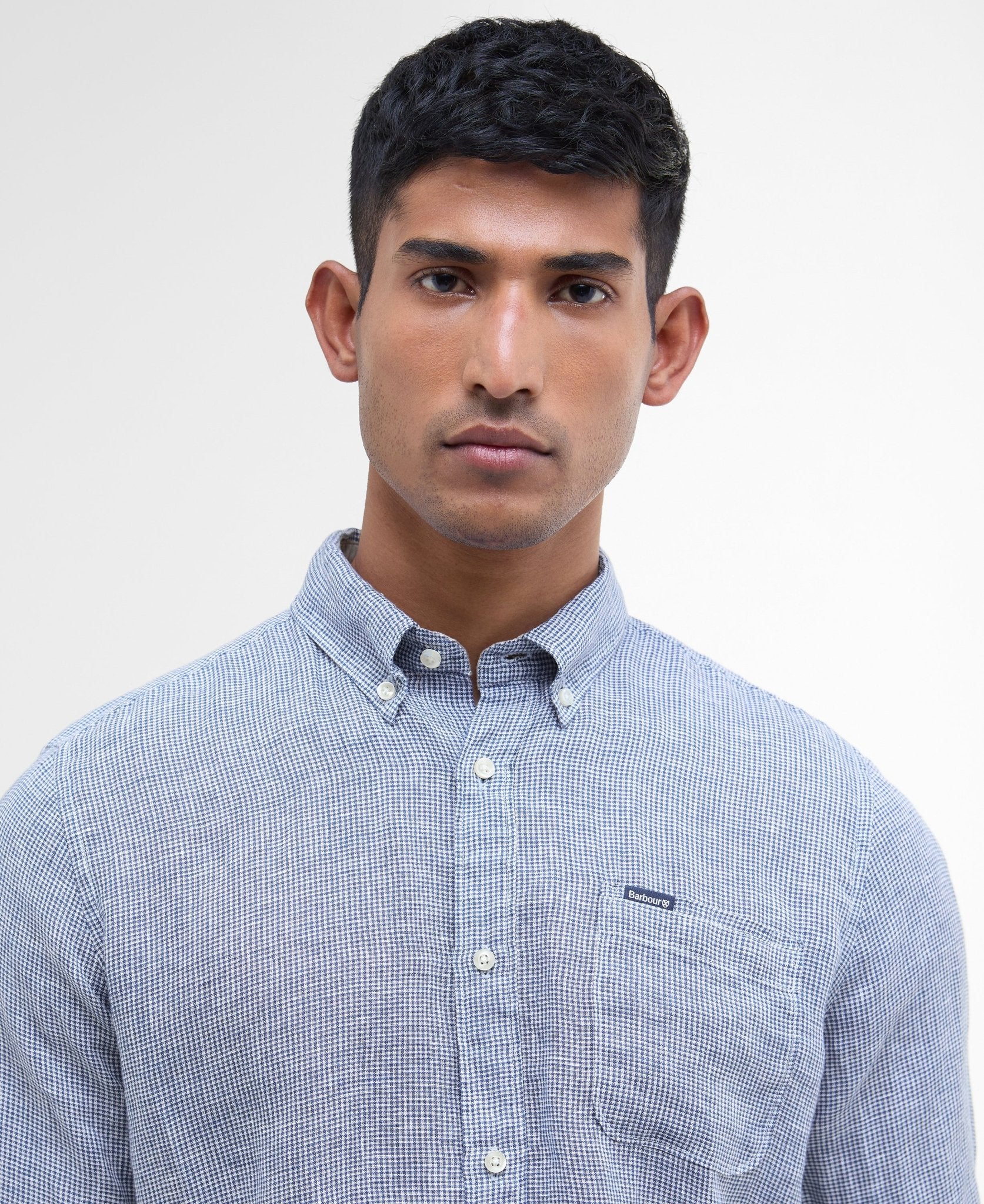 Young Ideas & Henmores - Linton Tailored Shirt - NY91 Navy - M