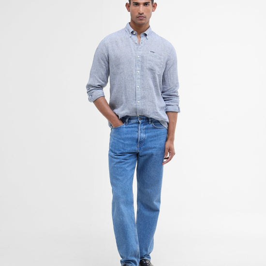 Young Ideas & Henmores - Linton Tailored Shirt - NY91 Navy - M