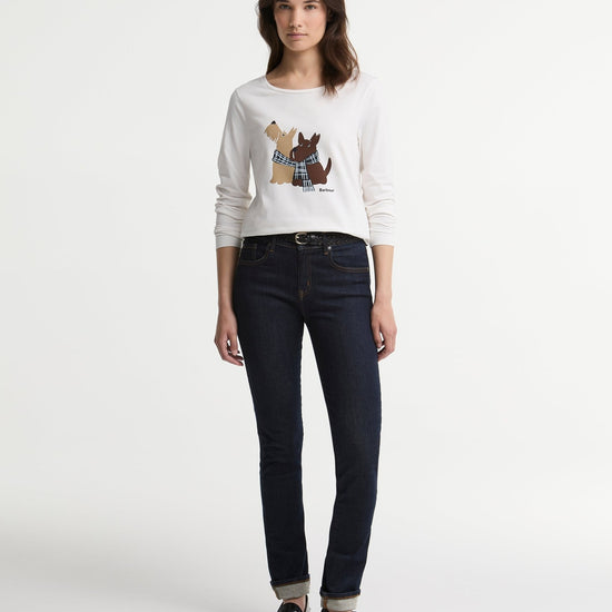 Young Ideas & Henmores -Lossie Long Sleeve T-Shirt -WH71 Cloud -8