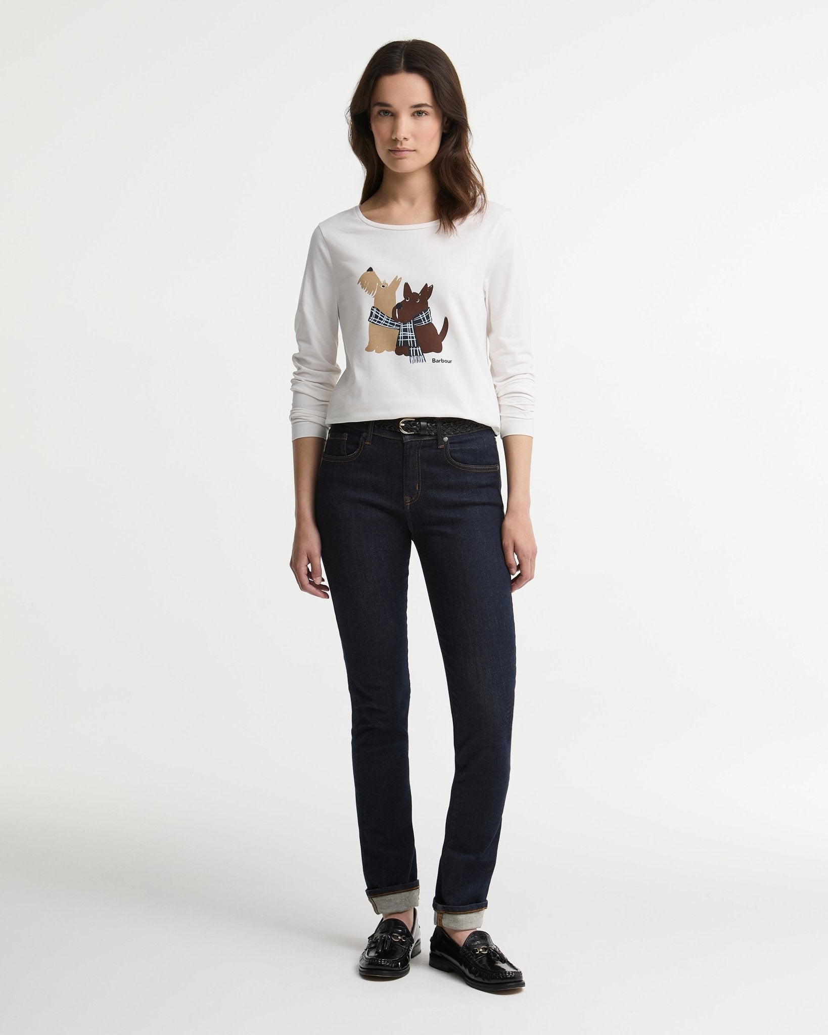 Young Ideas & Henmores -Lossie Long Sleeve T-Shirt -WH71 Cloud -8
