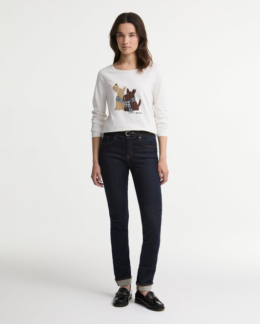 Young Ideas & Henmores -Lossie Long Sleeve T-Shirt -WH71 Cloud -8