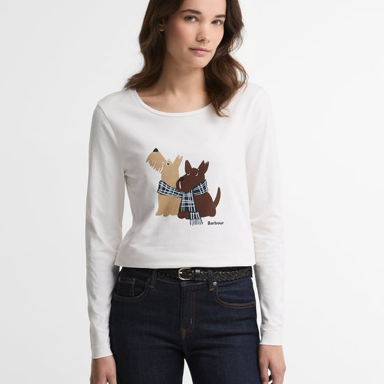 Young Ideas & Henmores -Lossie Long Sleeve T-Shirt -WH71 Cloud -8
