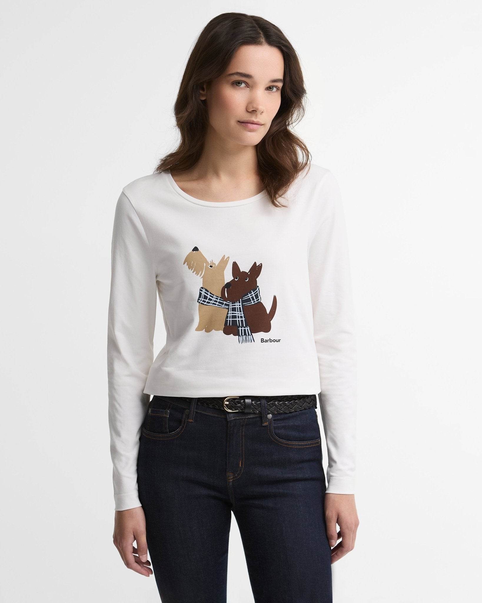Young Ideas & Henmores -Lossie Long Sleeve T-Shirt -WH71 Cloud -8