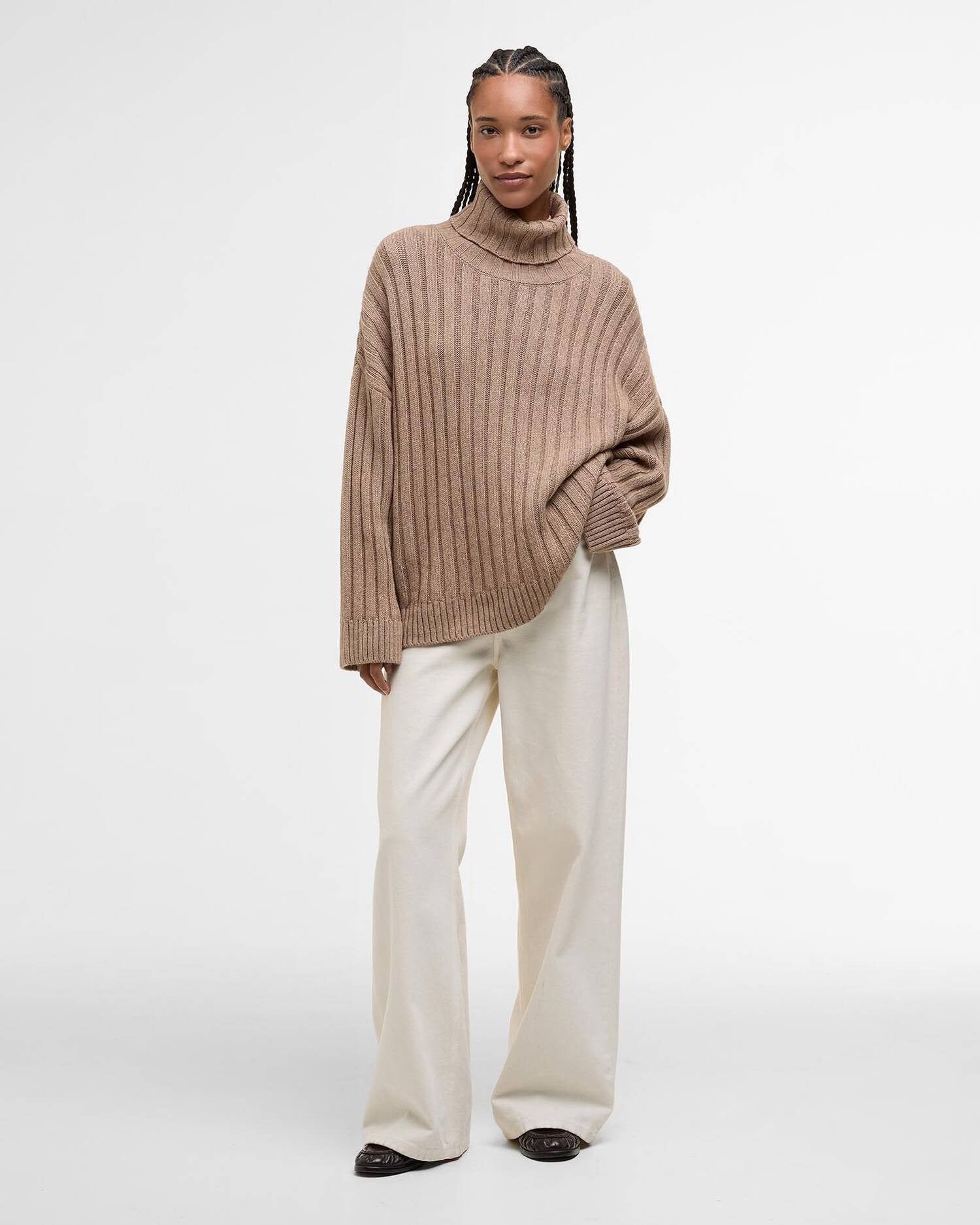Young Ideas/Henmores - Maeve Knitted Jumper - BR12 Fawn - 8