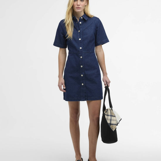 Young Ideas/Henmores - Maia Denim Mini Dress - IN12 Rinse Wash - 8