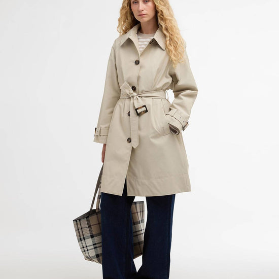 Young Ideas/Henmores - Maia Showerproof Jacket - ST51 Mist / Dress Navy Tartan - 8