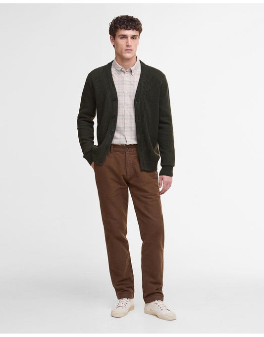 Young Ideas/Henmores - Mainland Knitted Cardigan - OL51 Olive - M