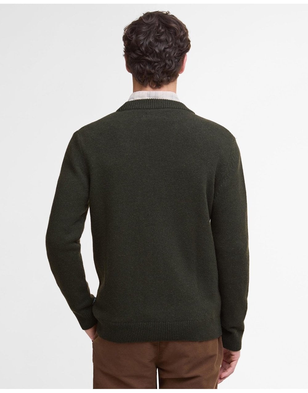 Young Ideas/Henmores - Mainland Knitted Cardigan - OL51 Olive - M
