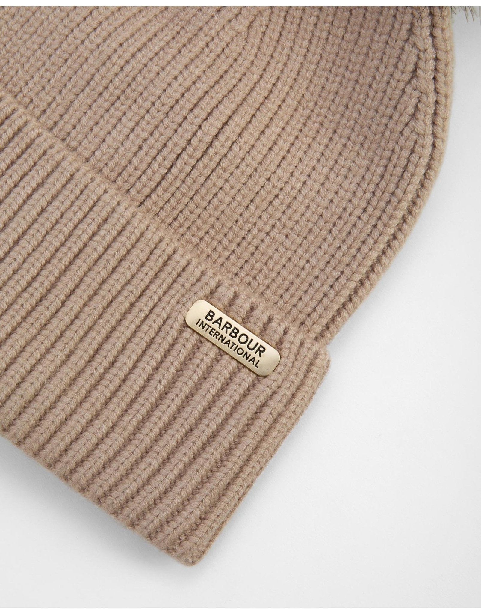 Young Ideas/Henmores - Mallory Pom Beanie Hat - BE11 Oat - OS