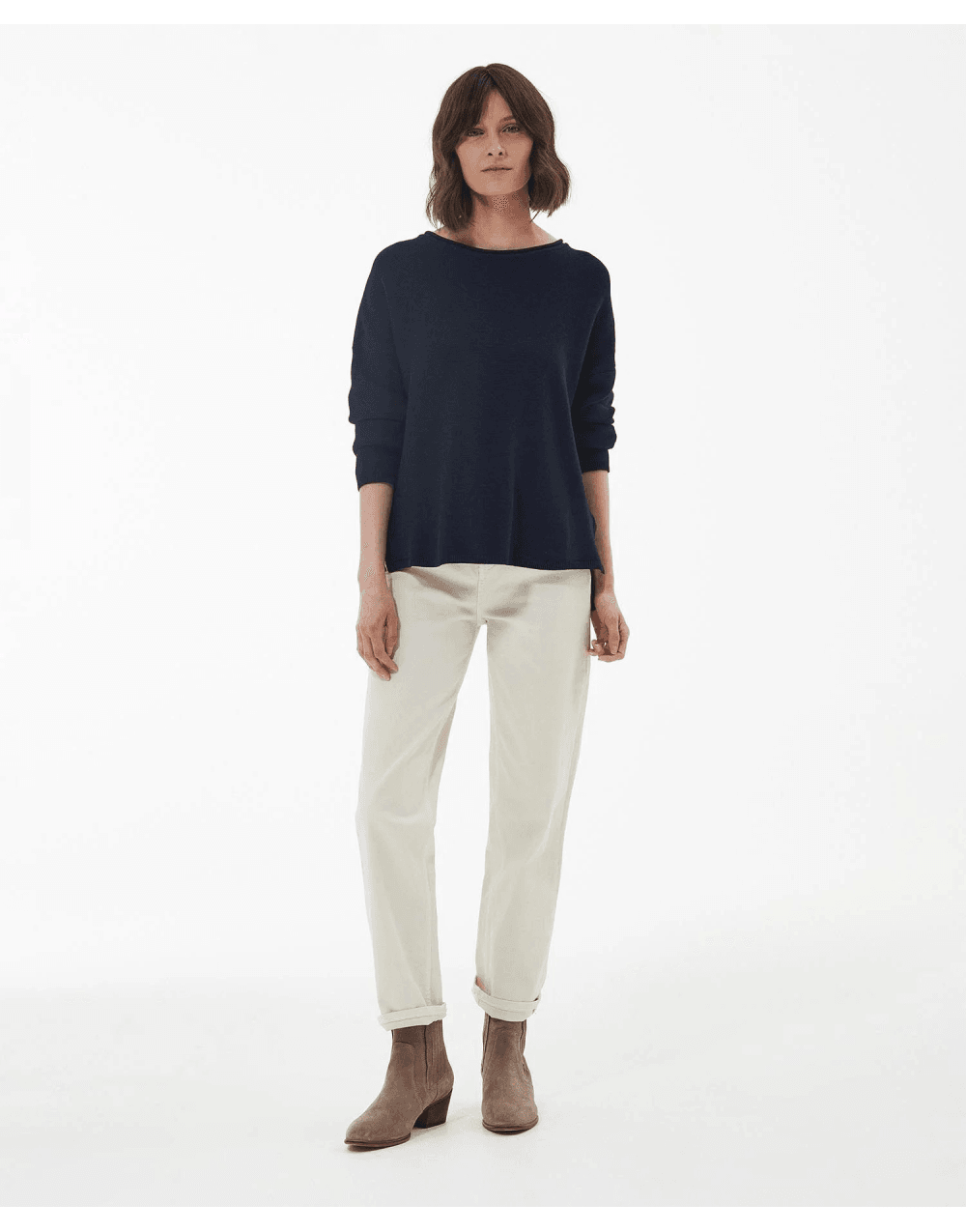 Young Ideas/Henmores - Marine Knitted Jumper - BE13 Light Sand - 8