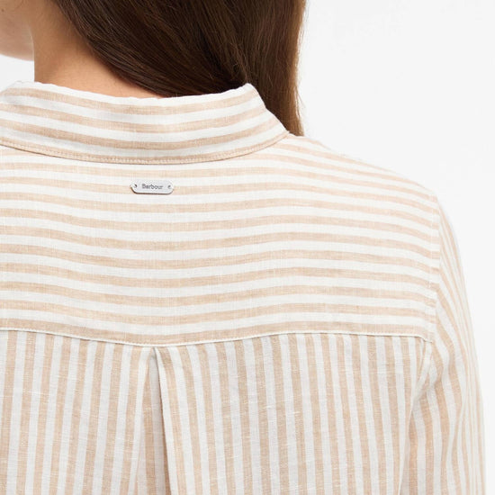 Young Ideas/Henmores - Marine Shirt - GN19 Dusky Khaki Stripe - 8