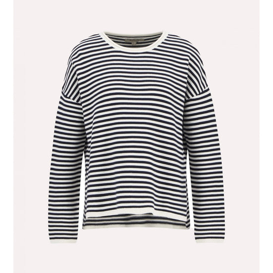 Young Ideas/Henmores - Marine Stripe Knitted Jumper - NY73 Navy Stripe - 8