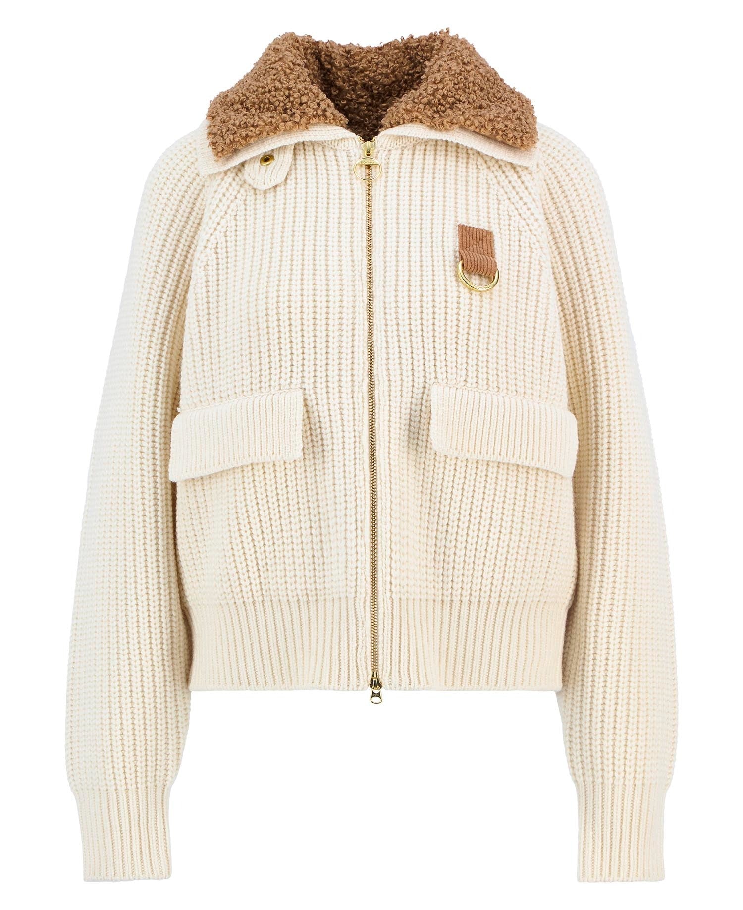 Young Ideas/Henmores - Marla Knitted Bomber - BE11 Neutral - 8