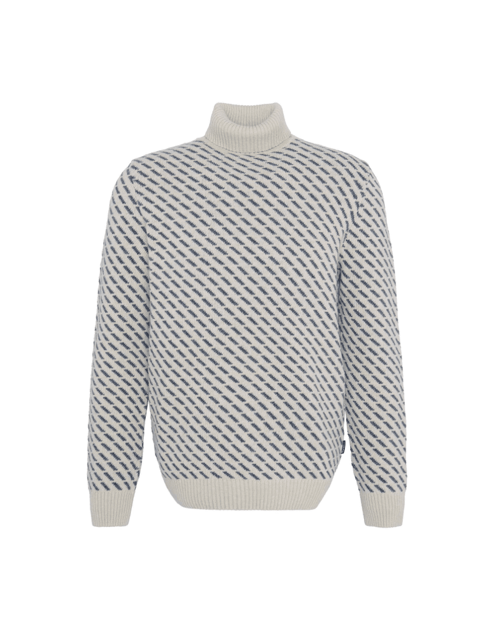 Young Ideas/Henmores - Masham Roll Neck Jumper - ST14 Chalk Marl - M