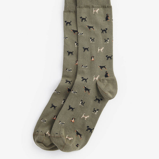Young Ideas & Henmores - Mavin Socks - OL54 Mid Olive Dog - M