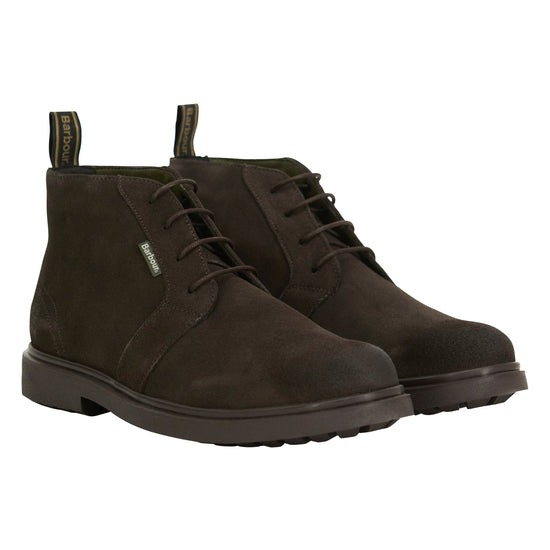 Young Ideas & Henmores -Meays Chukka Boot -BR96 Dark Brown Suede -8
