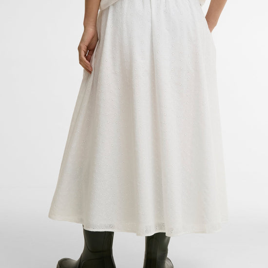 Young Ideas & Henmores - Melody Midi Skirt - WH11 White - 8