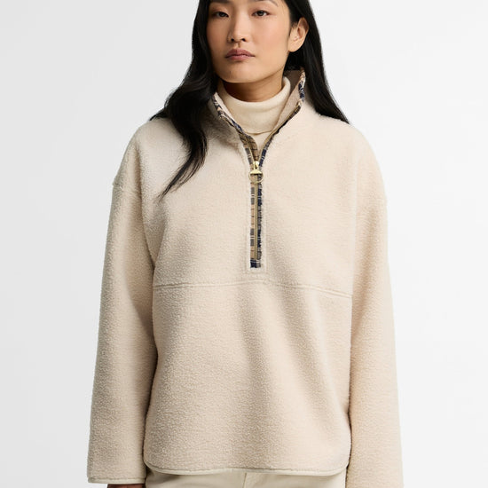 Young Ideas & Henmores -Merys Quarter Zip Fleece -CR52 Birch -8