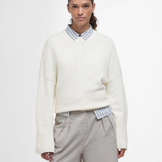 Young Ideas/Henmores - MH Birdie Knitted Jumper - WH71 Cloud - 8