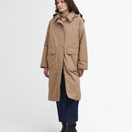 Young Ideas/Henmores - MH Francis Waterproof Parka - BE51 Honey/Ancient Loden Tartan - 8