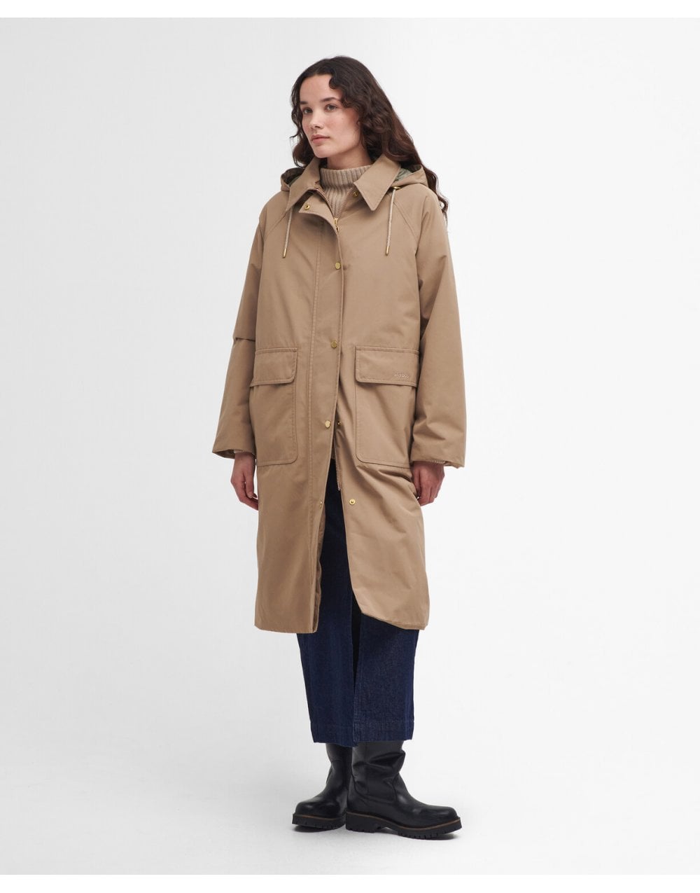 Young Ideas/Henmores - MH Francis Waterproof Parka - BE51 Honey/Ancient Loden Tartan - 8