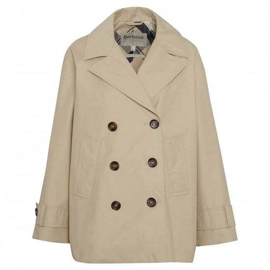 Young Ideas/Henmores - MH Maisy Showerproof Jacket - SN11 Light Sand/Safari Tartan - 8