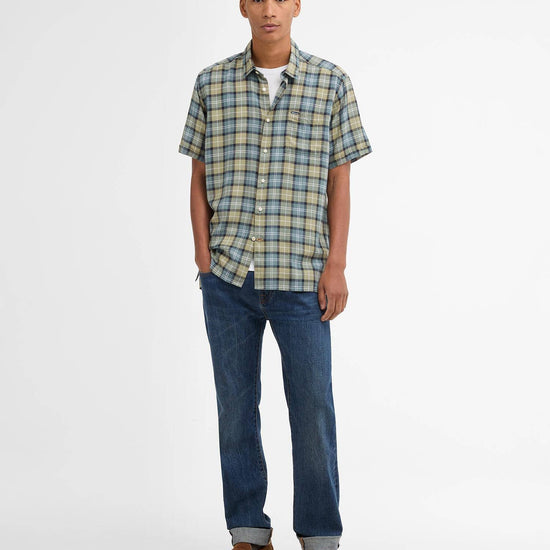 Young Ideas & Henmores - Midfield Tartan Summer Fit Shirt - TN37 Highland Loch Tartan - M