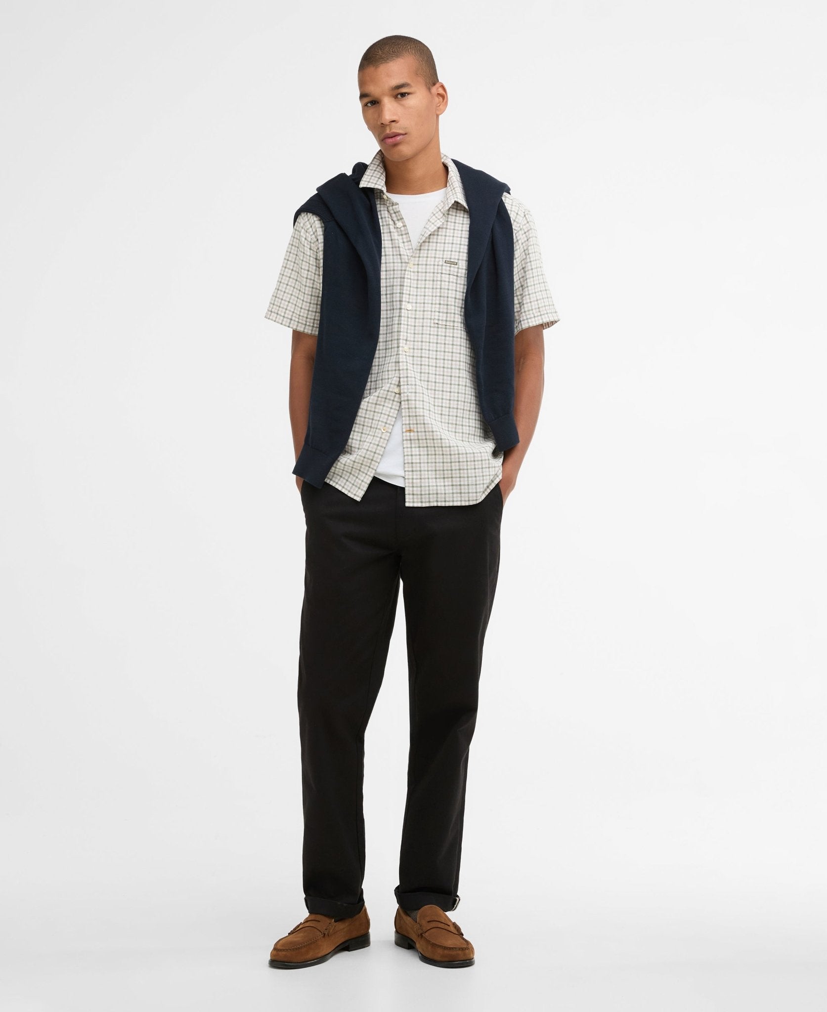 Young Ideas & Henmores - Midfield Tartan Summer Fit Shirt - TN41 Oban Mist Tartan - M
