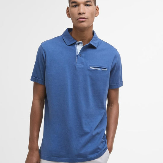 Young Ideas/Henmores - Milhurst Tailored Polo Shirt - NY38 Dark Denim - M