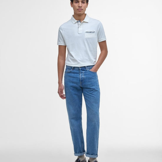 Young Ideas/Henmores - Milhurst Tailored Polo Shirt - NY38 Dark Denim - M