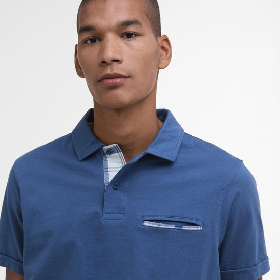 Young Ideas/Henmores - Milhurst Tailored Polo Shirt - NY38 Dark Denim - M