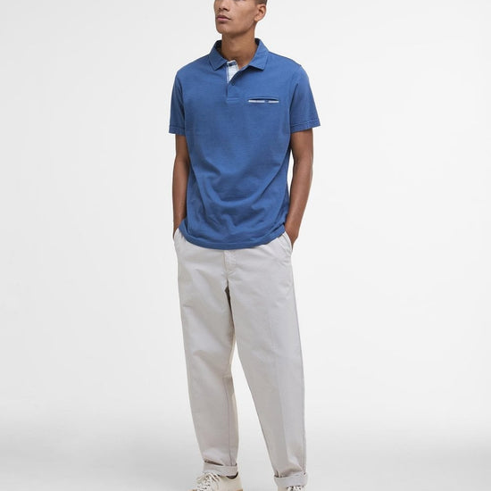 Young Ideas/Henmores - Milhurst Tailored Polo Shirt - NY38 Dark Denim - M