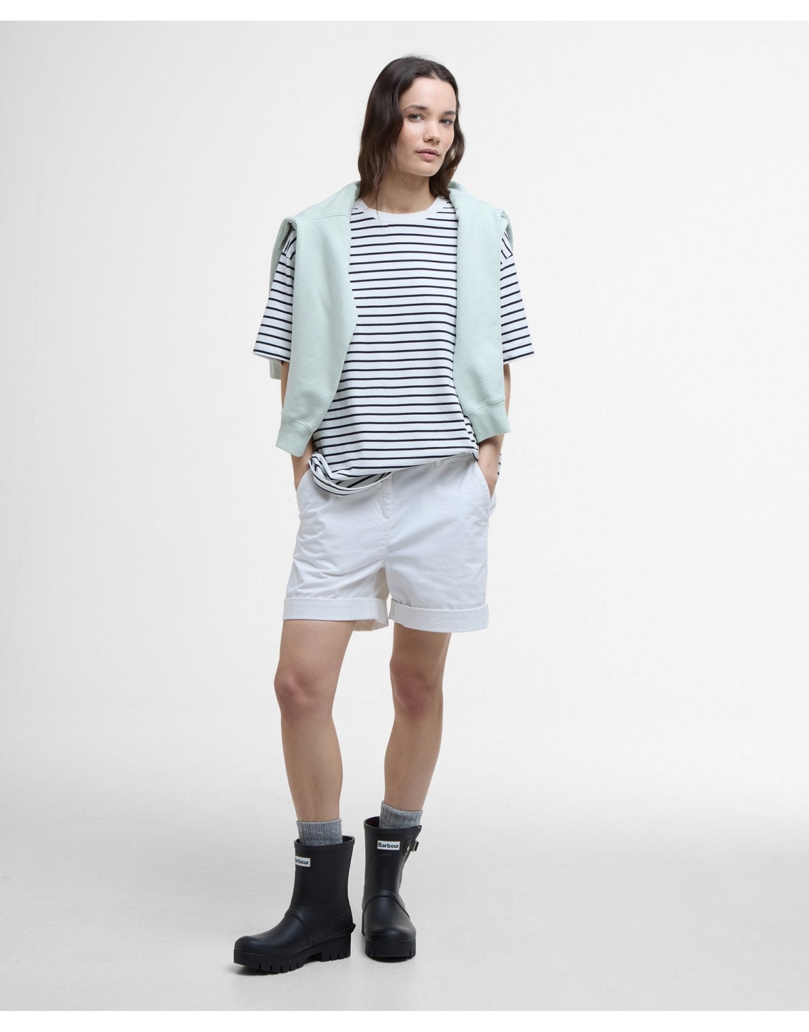 Young Ideas/Henmores - Millie Top - WH71 Cloud Stripe - 8
